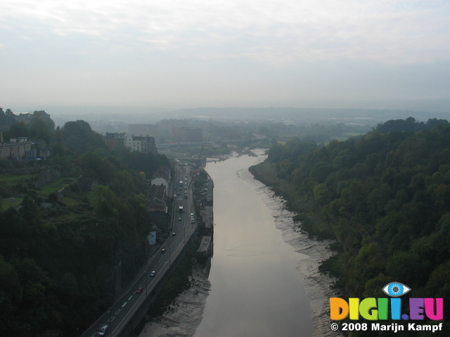 23624 View from Clifton suspension bridge